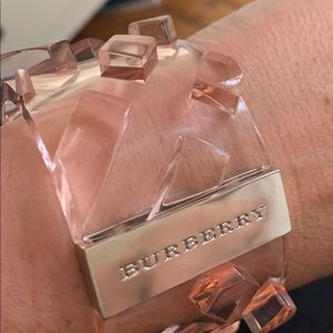 Vintage Burberry Acrylic Bracelet (size small)